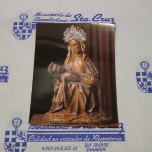 POSTAL MUSEO PIEDAD GÓTICA -Monjas Benedictinas Monasterio Santa Cruz Sahagún