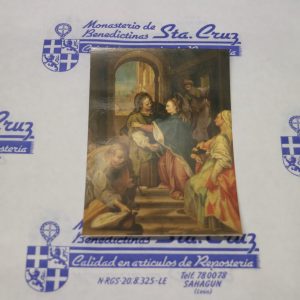 POSTAL MUSEO LA VISITACIÓN -Monjas Benedictinas Monasterio Santa Cruz Sahagún