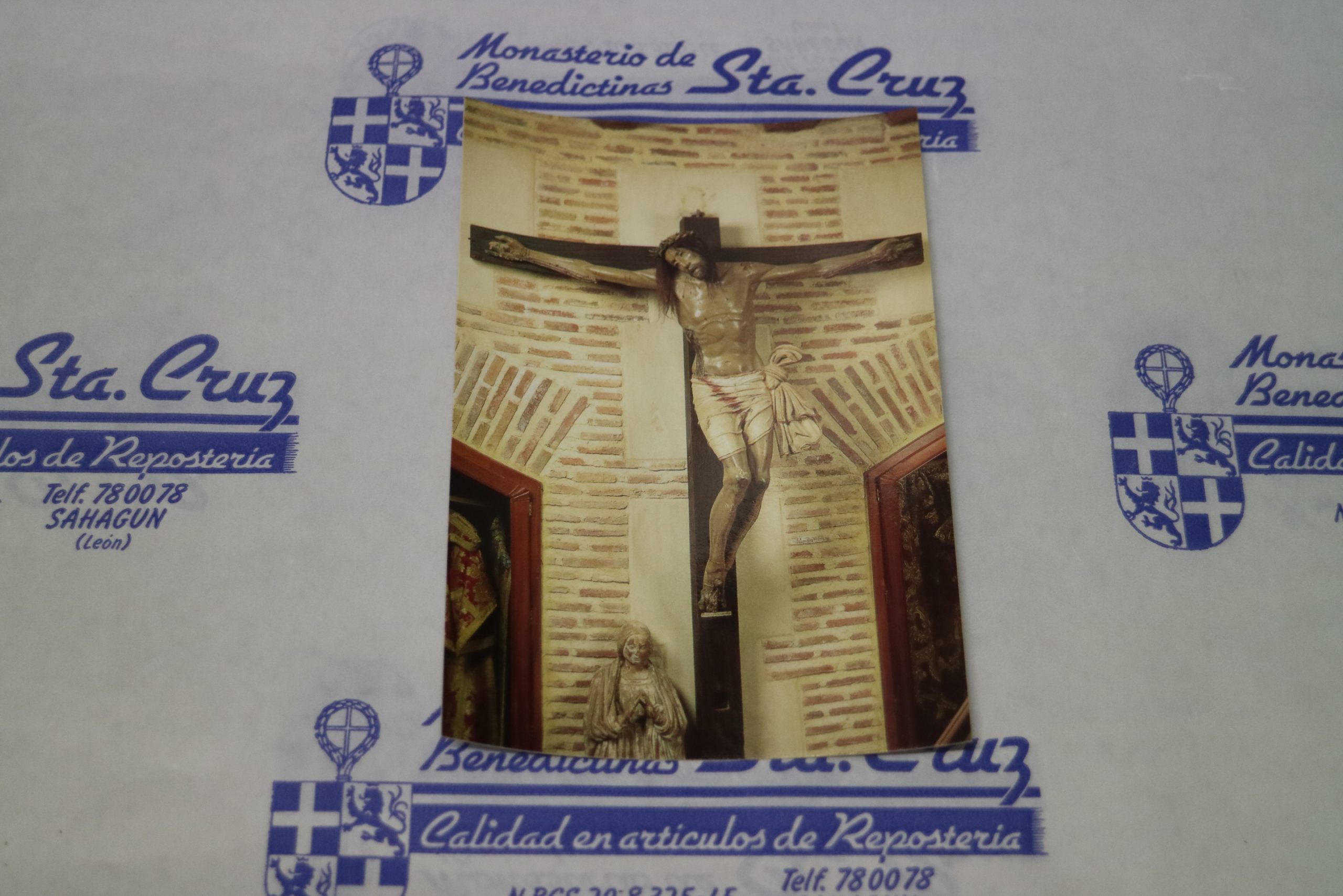 POSTAL MUSEO CRISTO EN AGONÍA -Monjas Benedictinas Monasterio Santa Cruz Sahagún