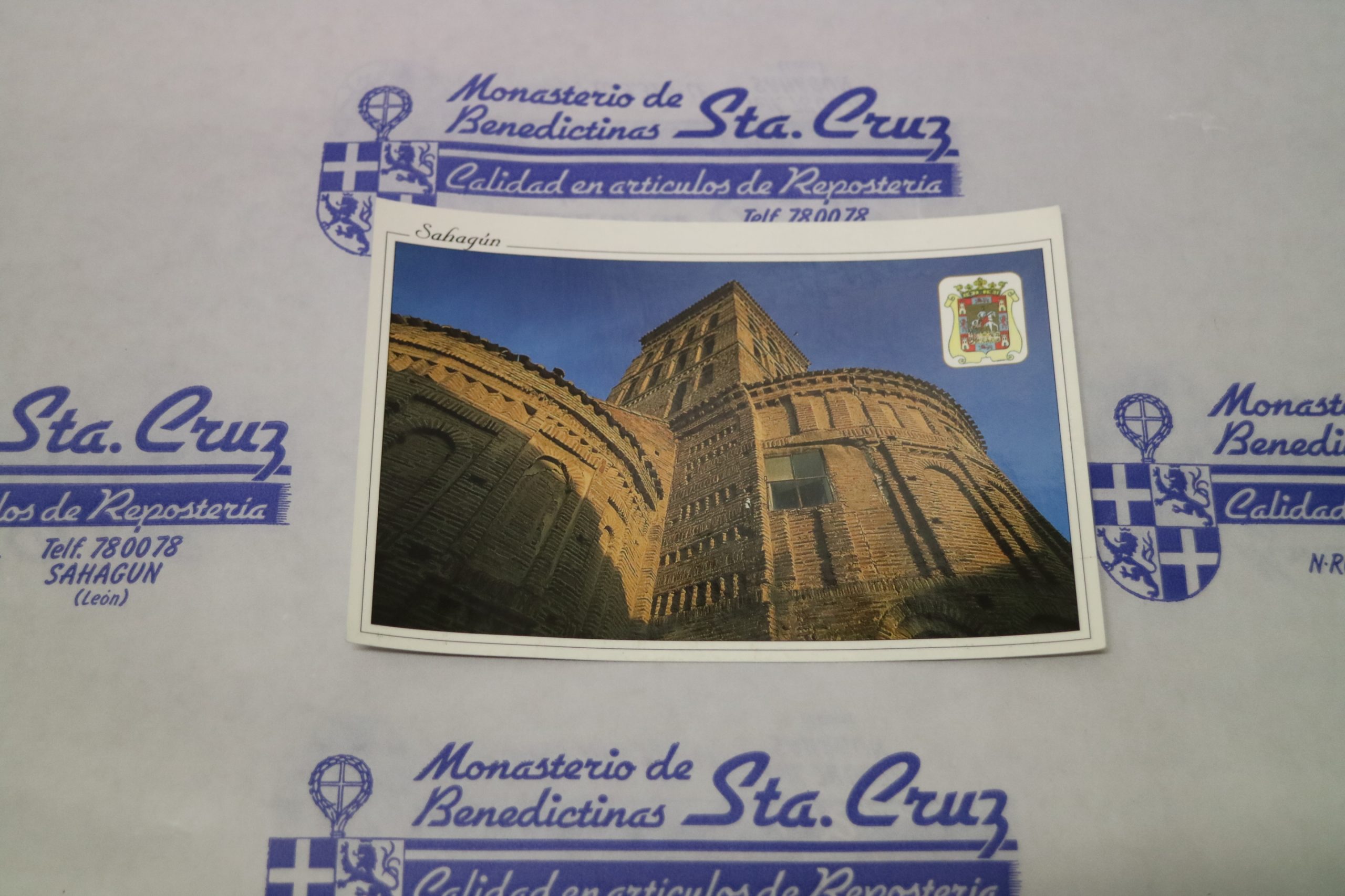 POSTAL IGLESIA DE SAN TIRSO-Monjas Benedictinas Monasterio Santa Cruz Sahagún