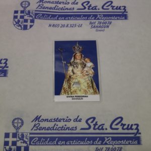 ESTAMPA VIRGEN PEREGRINA 1- Monjas Benedictinas Monasterio Santa Cruz Sahagún