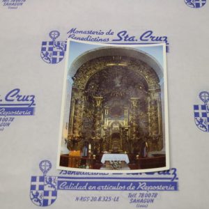 POSTAL MUSEO RETABLO JOAQUÍN DE CHURRIGUERA -Monjas Benedictinas Monasterio Santa Cruz Sahagún