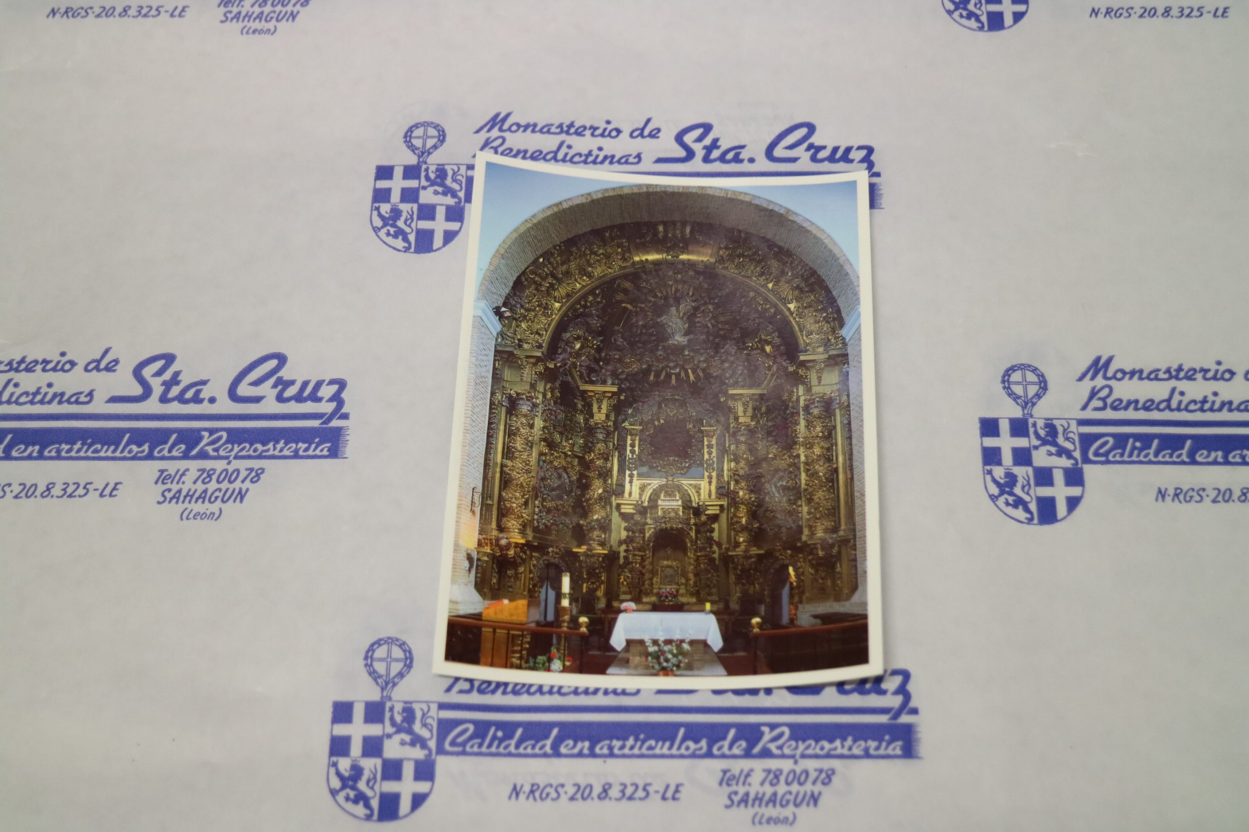 POSTAL MUSEO RETABLO JOAQUÍN DE CHURRIGUERA -Monjas Benedictinas Monasterio Santa Cruz Sahagún