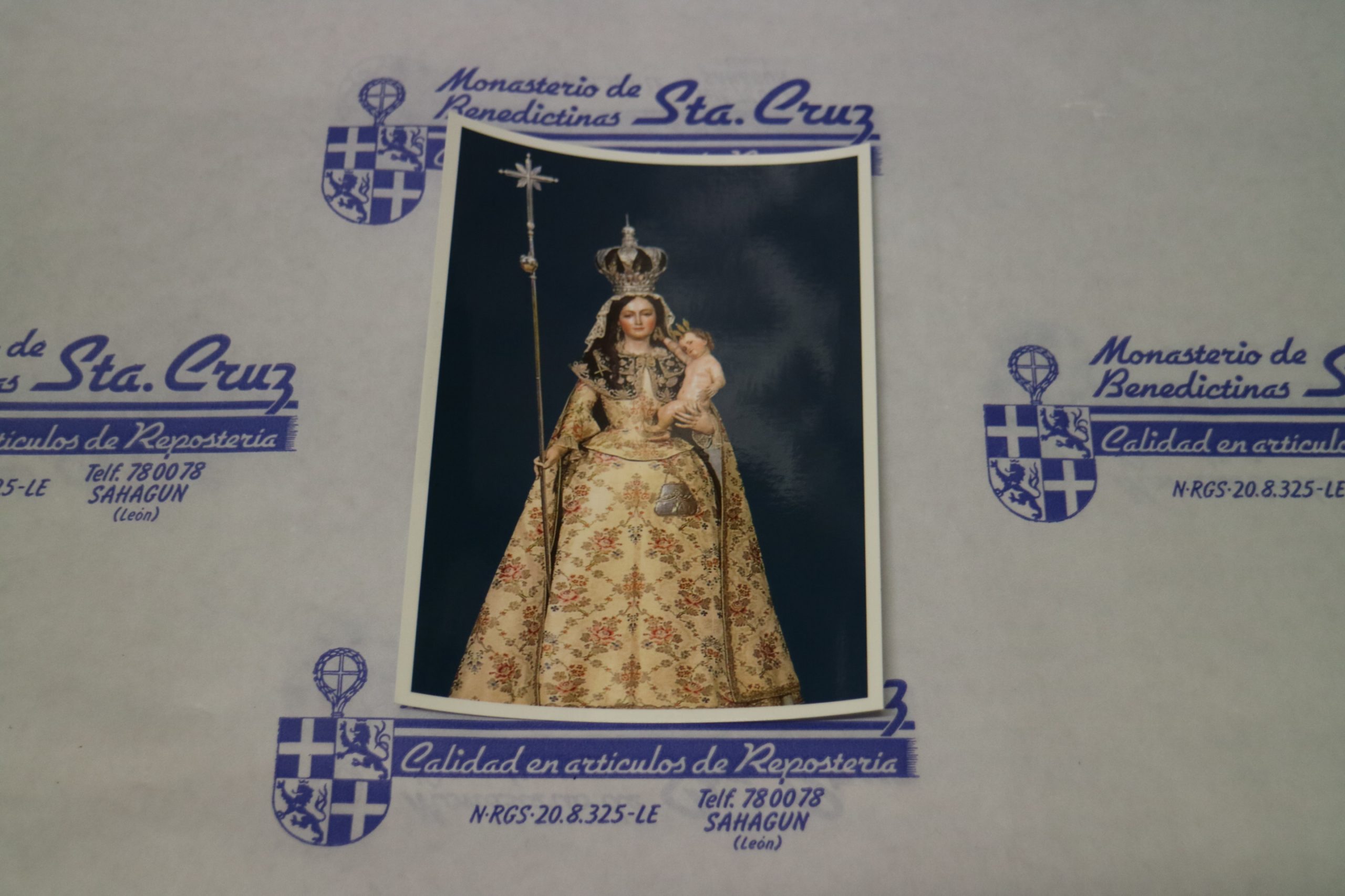 POSTAL MUSEO VIRGEN PEREGRINA- Monjas Benedictinas Monasterio Santa Cruz Sahagún