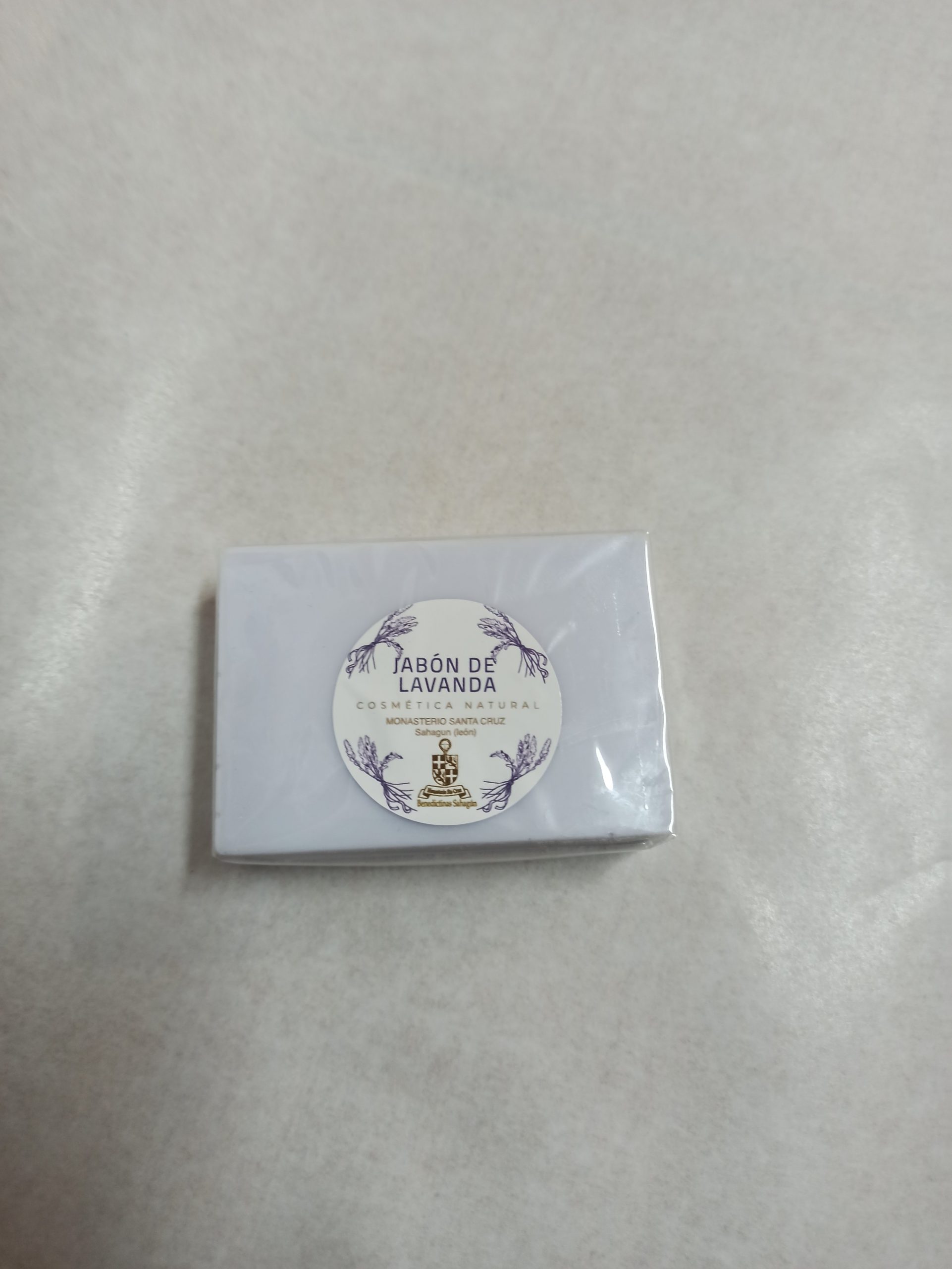 JABÓN de glicerina- Monjas Benedictinas Monasterio Santa Cruz Sahagún