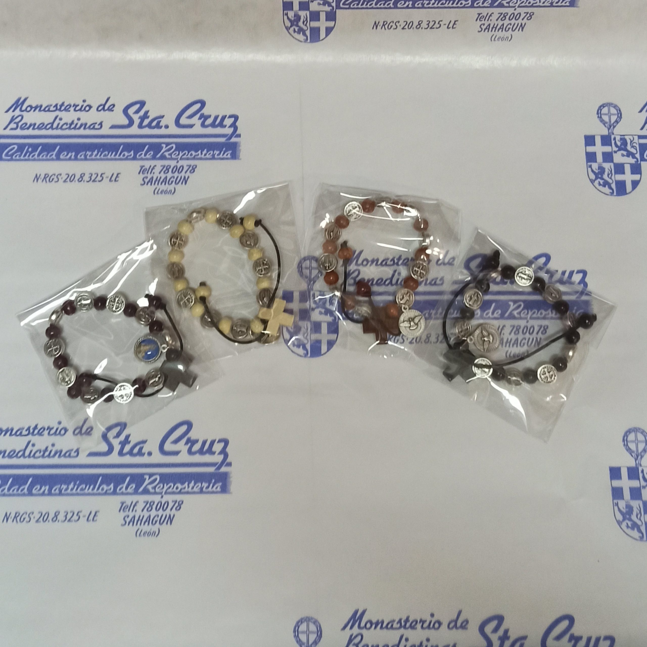 PULSERA DECENARIO SAN BENITO - Monjas Benedictinas Monasterio Santa Cruz Sahagún
