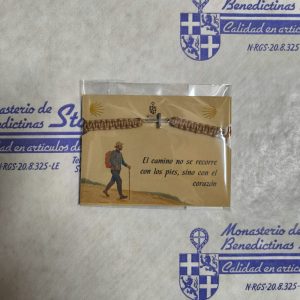 CRUZ MACRAMÉ -Monjas Benedictinas Monasterio Santa Cruz Sahagún